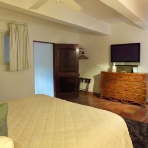 Accessible room at Acacia Boutique Hotel with easy access and comfortable king bed.